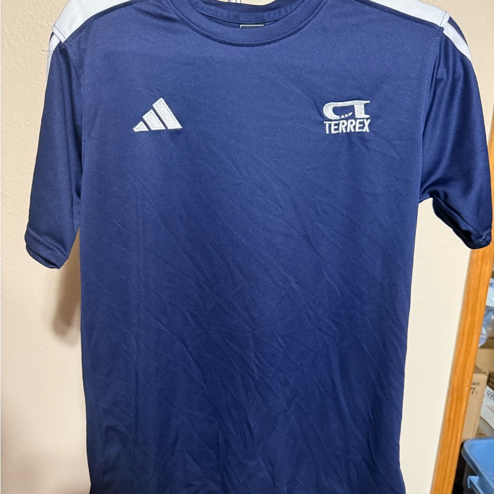 Adidas Terrex Men's Navy‎ and White Tee